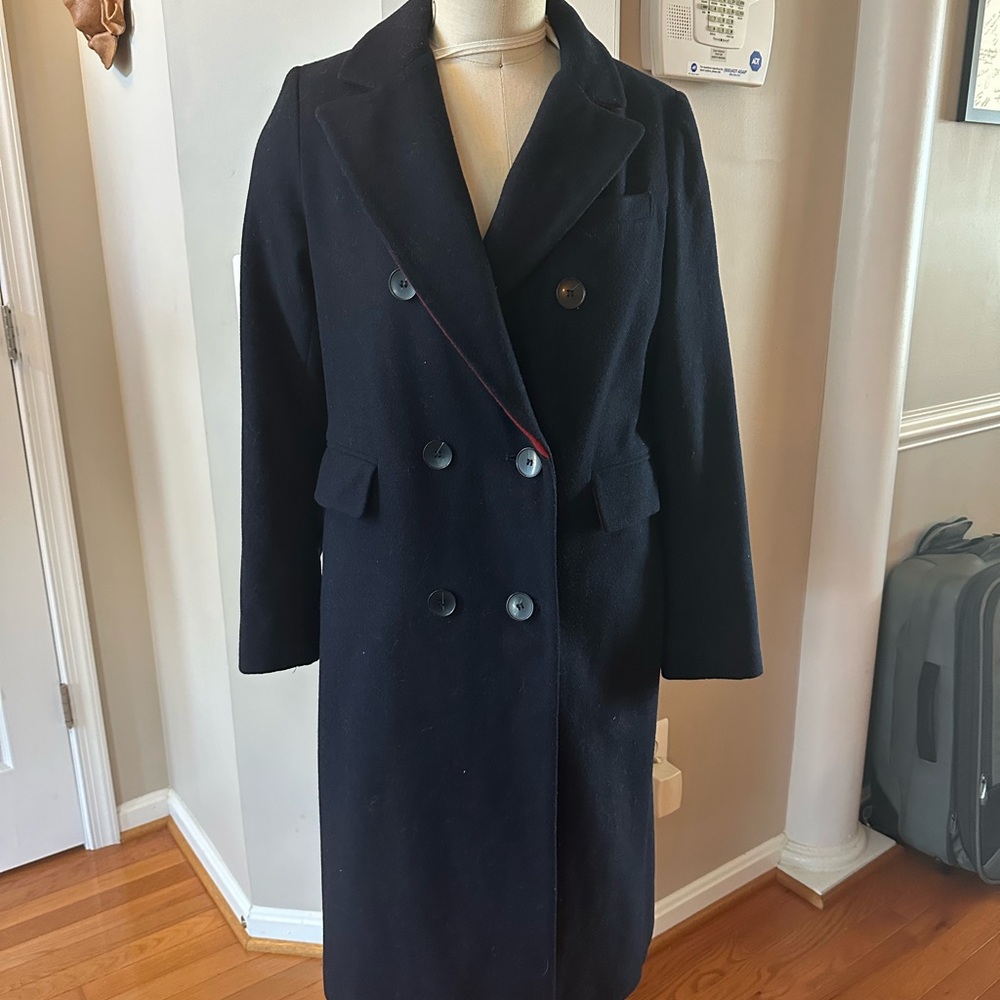 French connection coat sz M -Navy